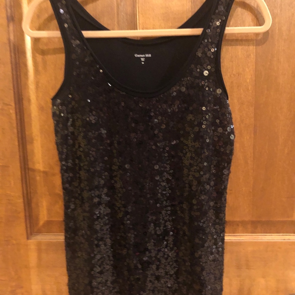 Garnet Hill Sequenced Two piece dress / skirt NWT